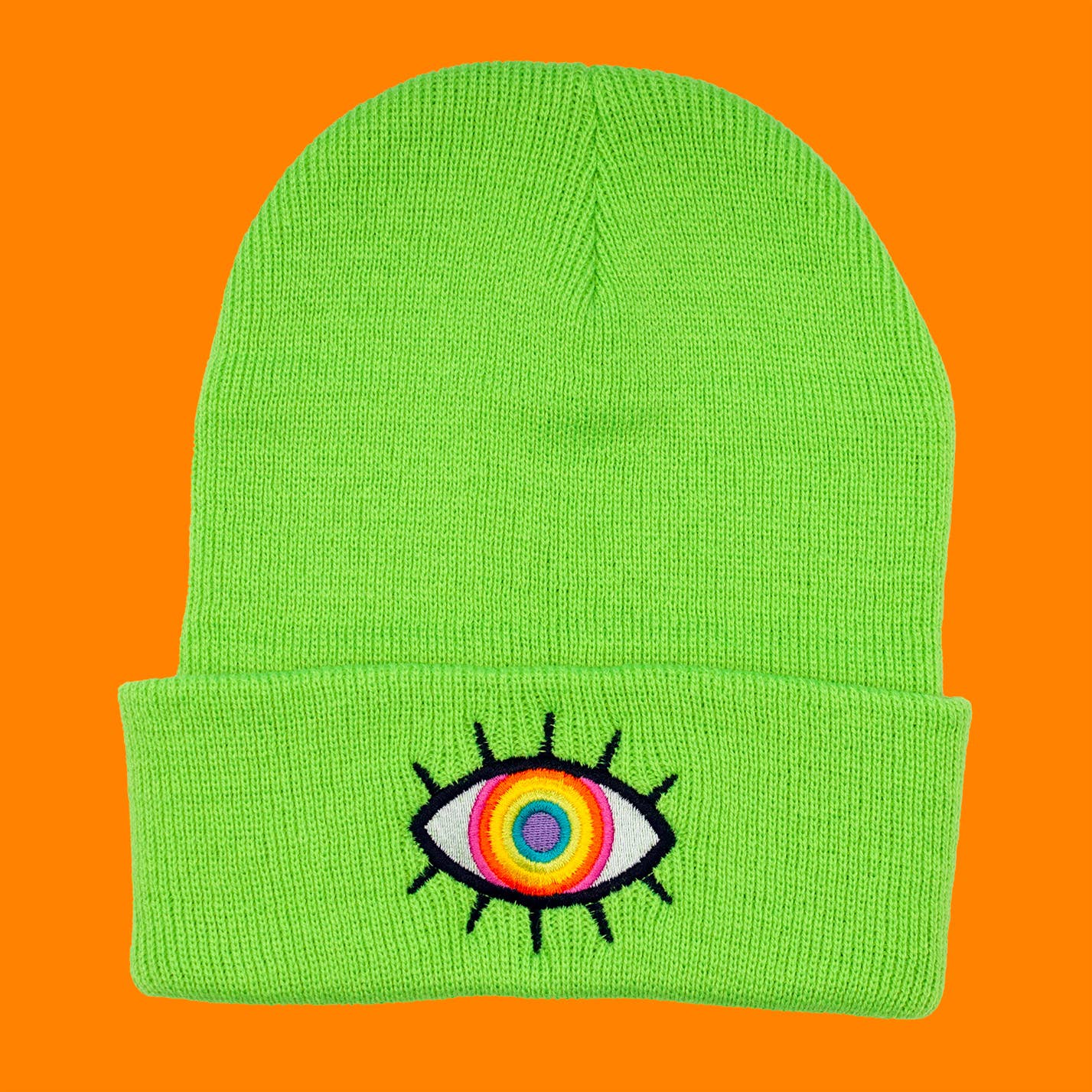 Wokeface - Wholesale Beanie - Unisex - Rainbow Eye Beanie3