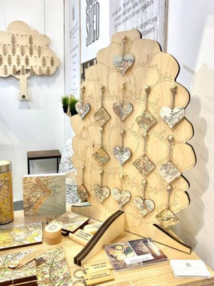 Exhibición al por menor personalizada de la tienda del tablero para venta al por mayor de Pegboarders