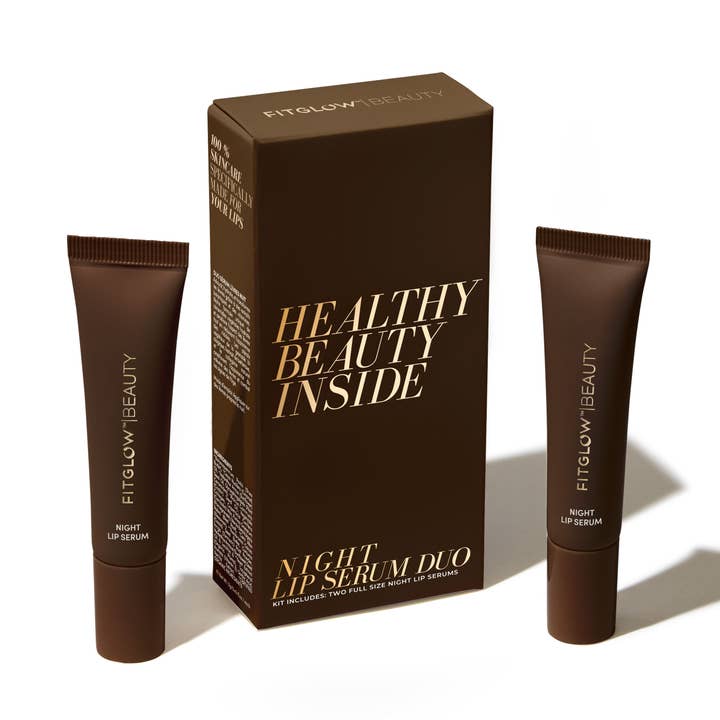Night Lip Serum Duo for wholesale by Fitglow Beauty