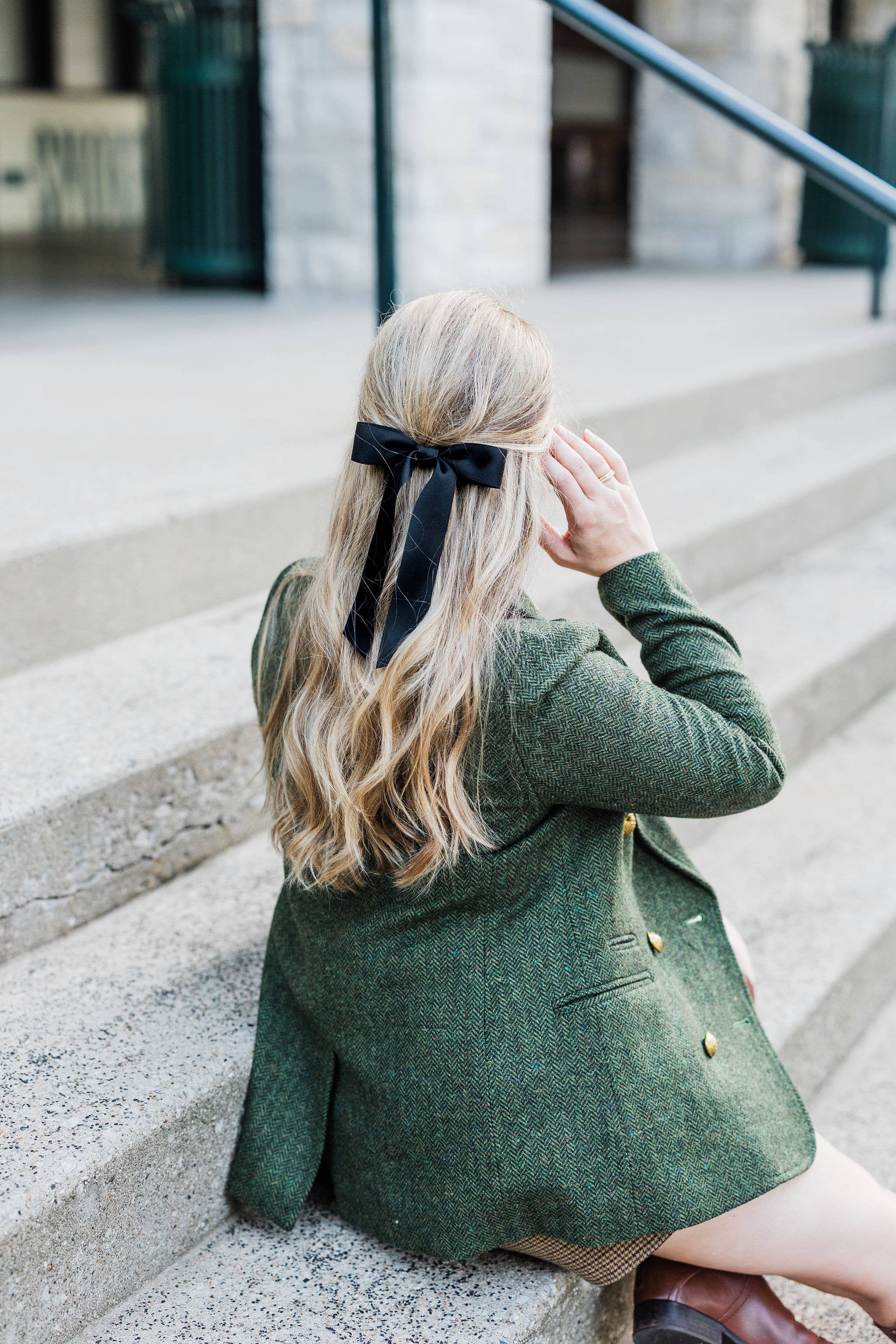 Grace & Grandeur - Wholesale Hair Bow - Women's - Medium Matte Satin Hair Bow Barrette | Florence Bow14