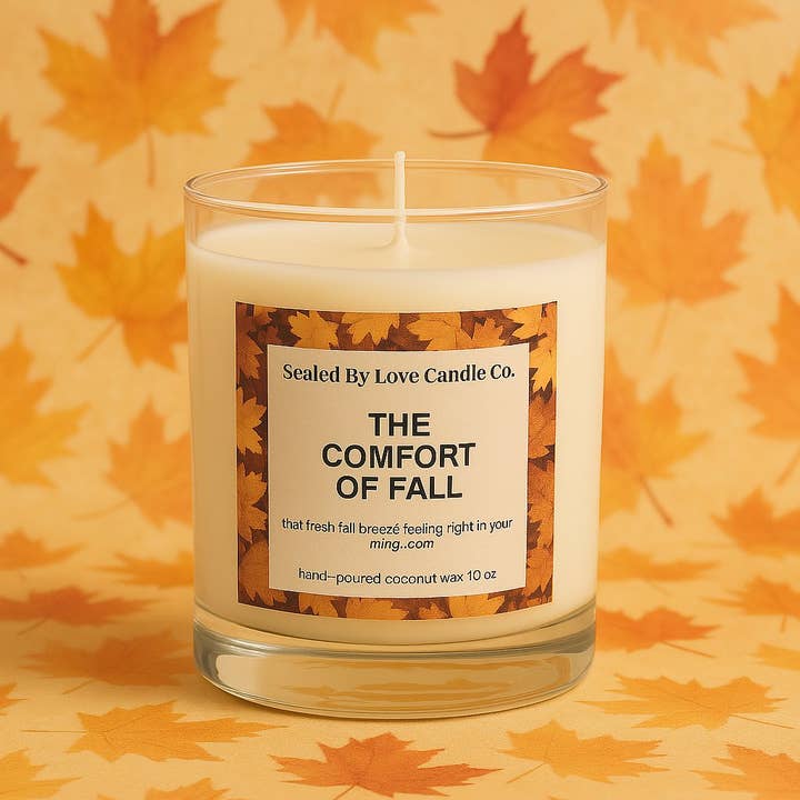 La comodidad de la vela de otoño para venta al por mayor de Sealed By Love Candle Co.