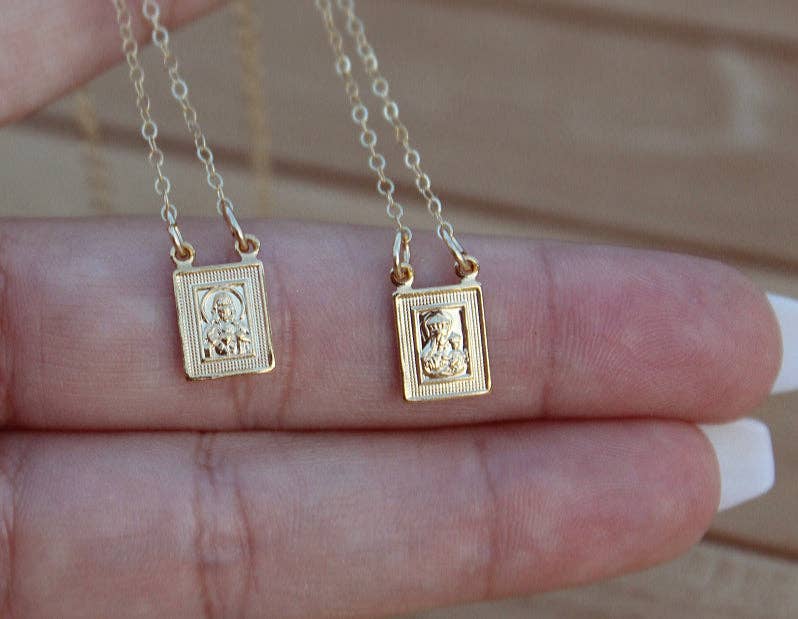 Naomi's Happy Place Shop - Wholesale Pendant/Charm Necklace - Scapular Necklace10