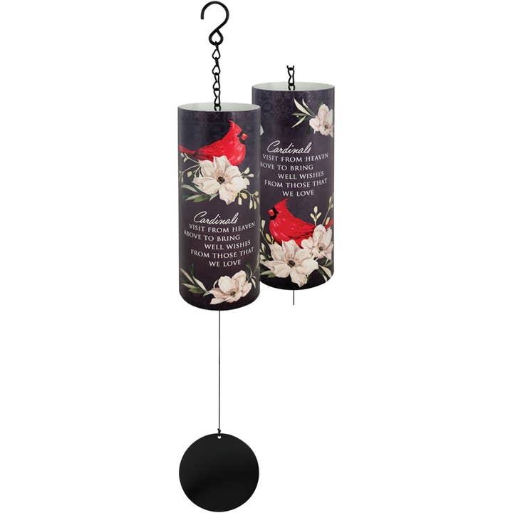 "Cardinals" Varnish Cylinder Sonnet for wholesale by Gift & Garden by Carson