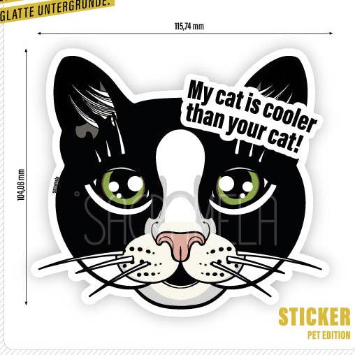 SVART VIT KATT KORTHÅRIG för wholesale av SACRAMELA