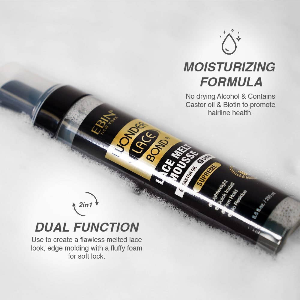 EBIN NEW YORK - Wholesale Hair Styling Gel/Mousse - Wonder Lace Bond Lace Melt Mousse3