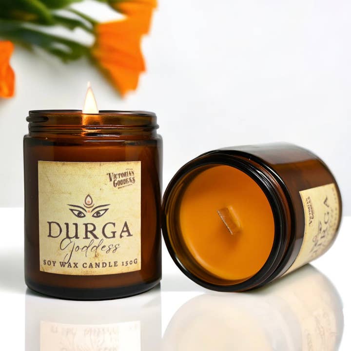 Durga Goddess Candle for wholesale by Victorian Goddess