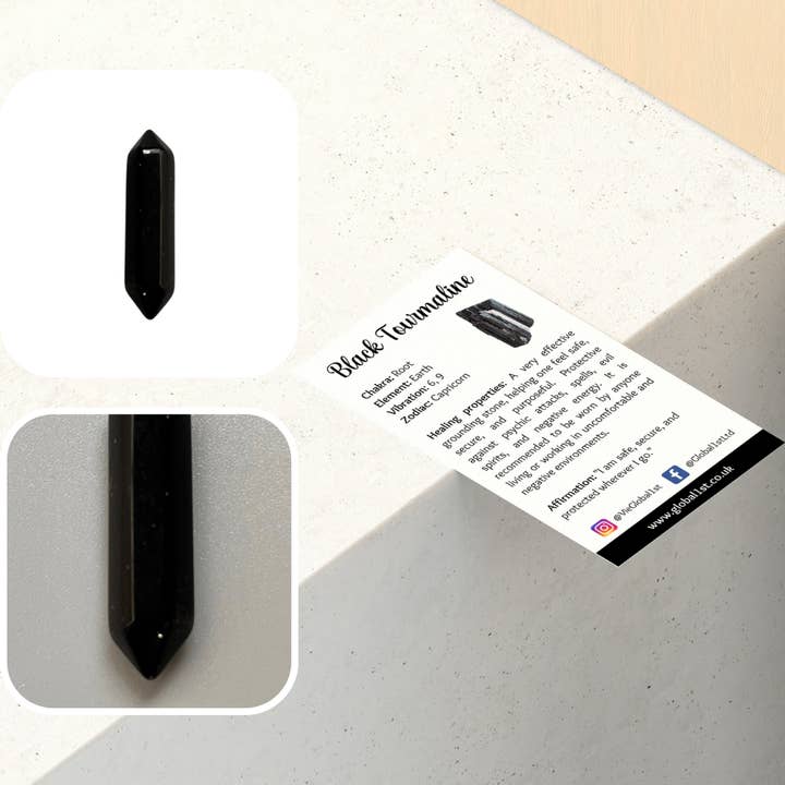 VIE – wholesale Spiritual stone/crystal – Double Point Pencil, 2-3cm9