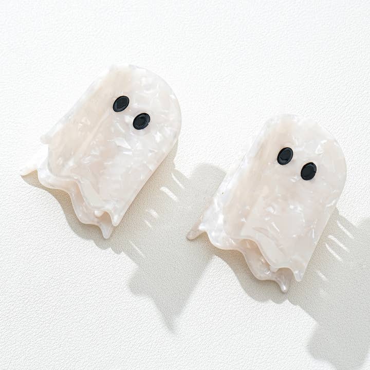 Adorro - Wholesale Hair Clip - Women's - Cute Ghost Claw Clip2