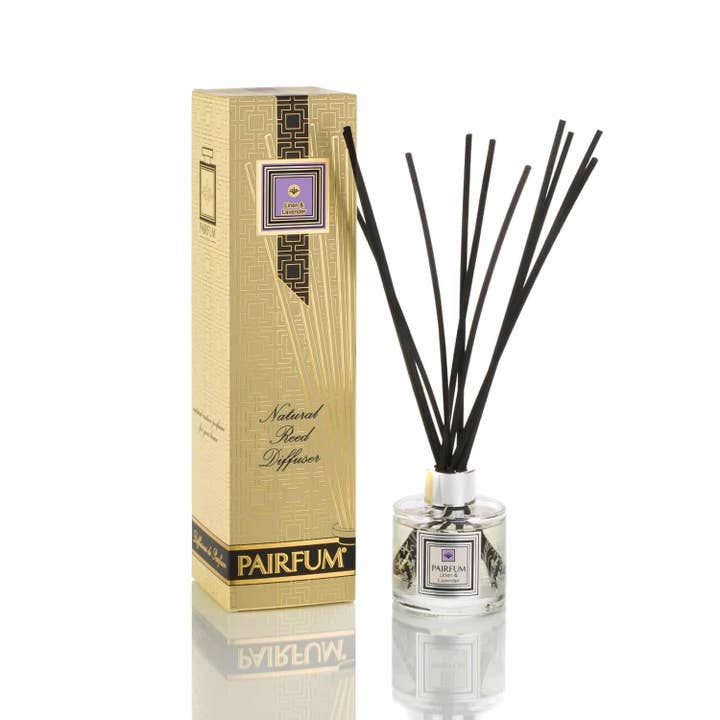 Reed Diffuser Tower Classic - Linen & Lavender for wholesale by Pairfum London