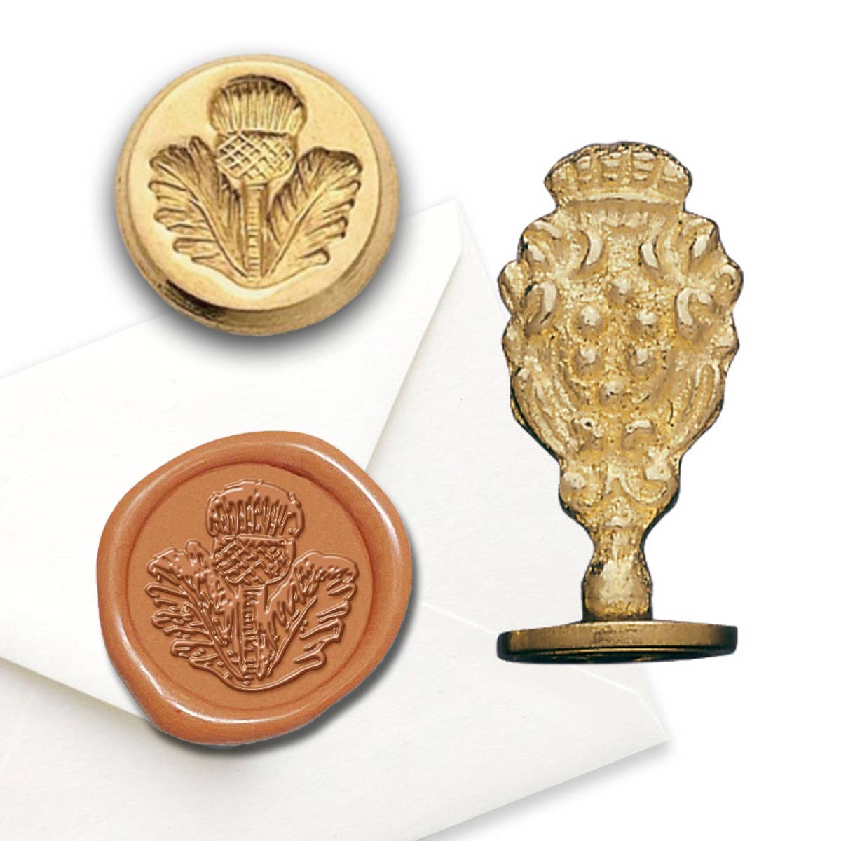 Freund Mayer & Co. - Wholesale Rubber/Decorative Stamp - Florentine Brass Wax Seal Stampers-over 50 popular symbols11