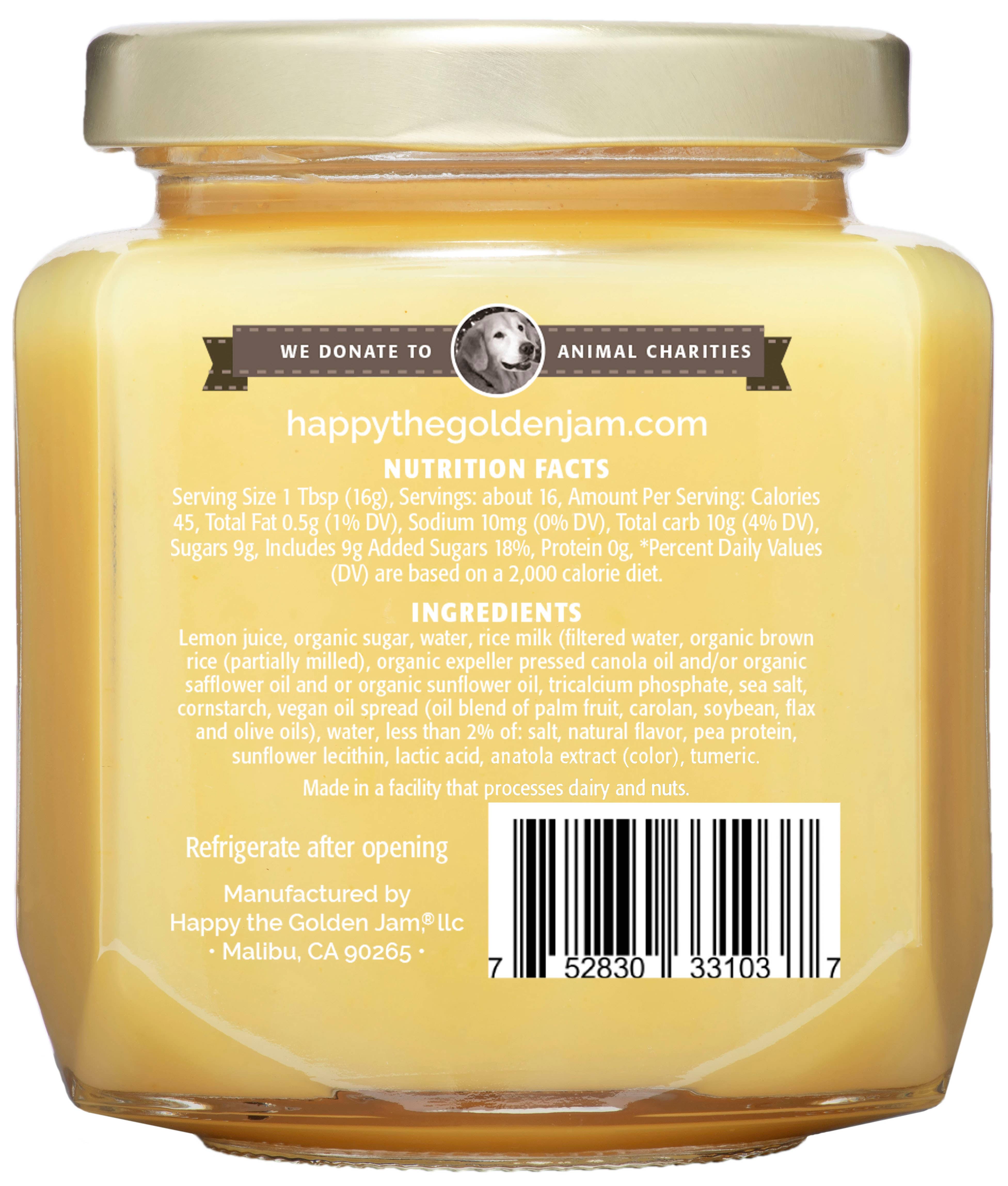 Happy the Golden Jam - Vente Confiture/gelée - Crème de citron2