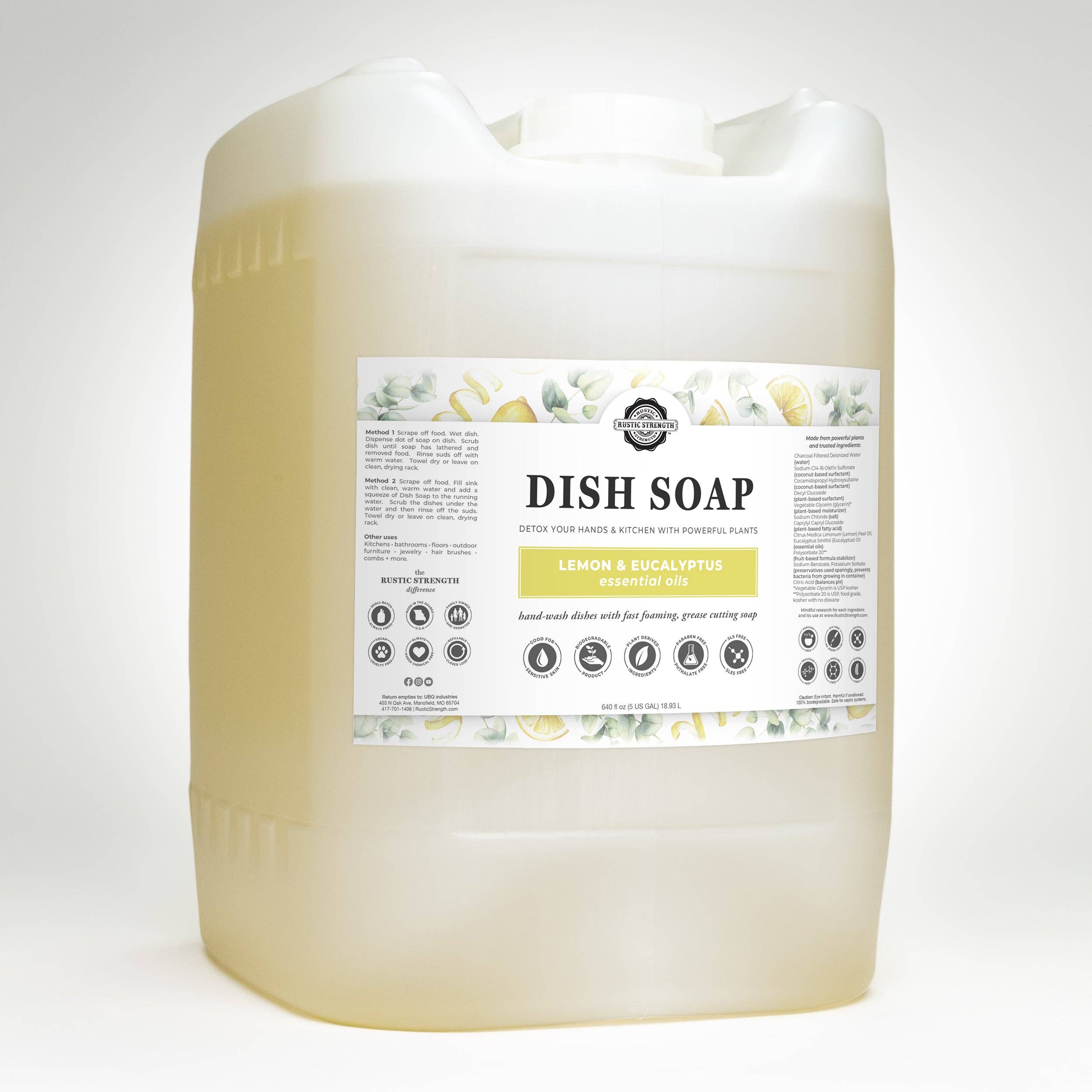 Rustic Strength - Wholesale Dish Soap - Dish Soap - Our Popular Scents8