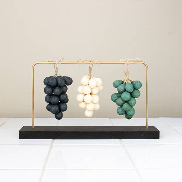 Botanopia - gifts , decor and cards for plant lovers - Wholesale Retailer Display - Home & Living - POS brass holder to display grape soaps