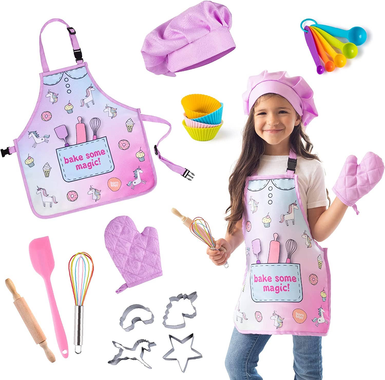 Bintiva - Wholesale Toy Set - Kids - Unicorn baking dress up toy set7