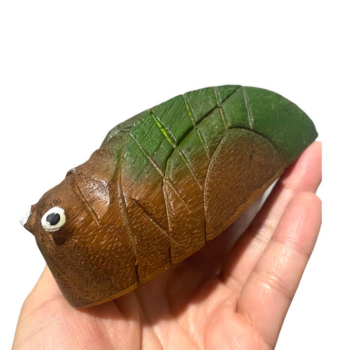 Music Frog Co - Wholesale Musical Toy - Kids & Baby - Painted Wooden Musical Cicada Maracas Shaker Instrument