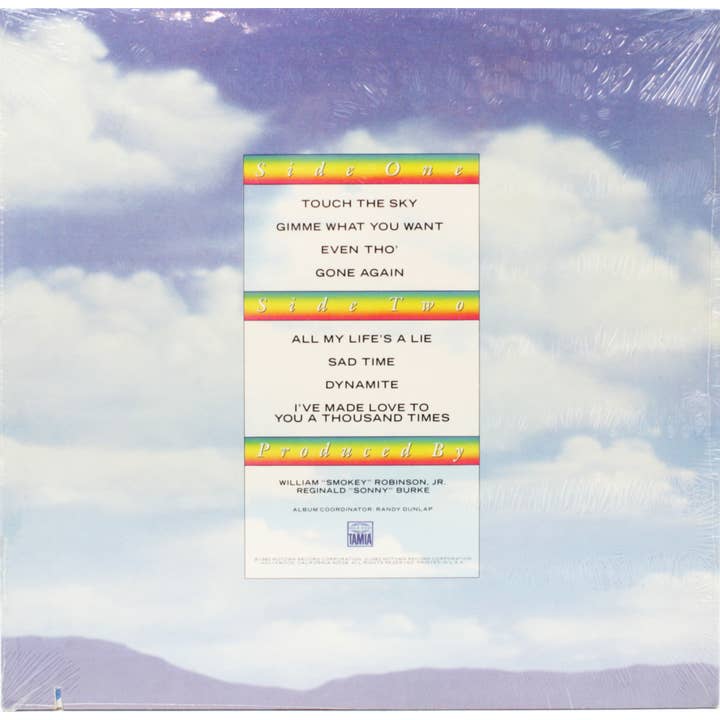 Square Deal Recordings & Supplies – wholesale Music CD/Vinyl – Vinyl - Sealed 12" LP - Robinson, Smokey - Touch The Sky1