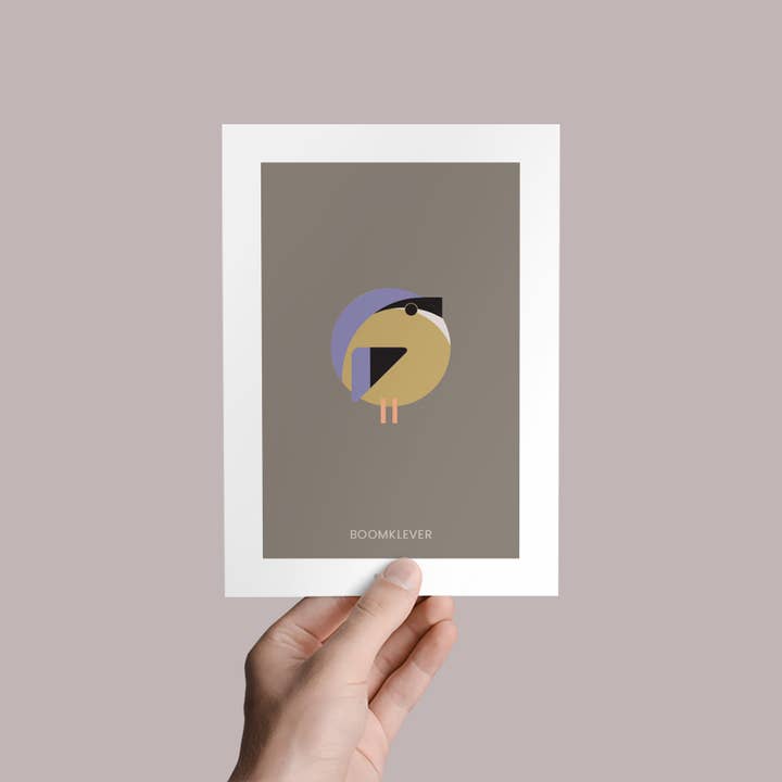 Mini Artprint Boomklever for wholesale by Burones
