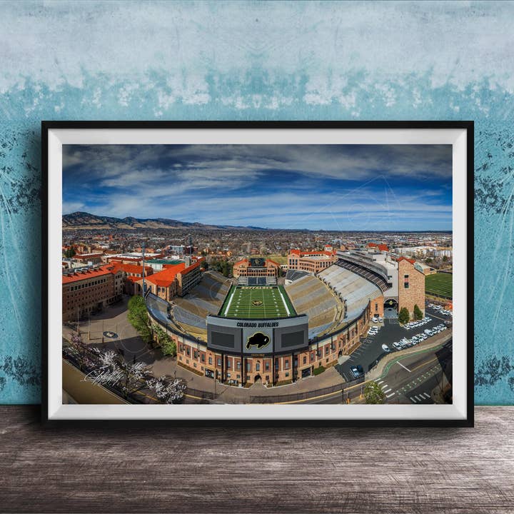 Colorado University Art | NCAA Stadium Scene for wholesale by Clifton Haley Photography