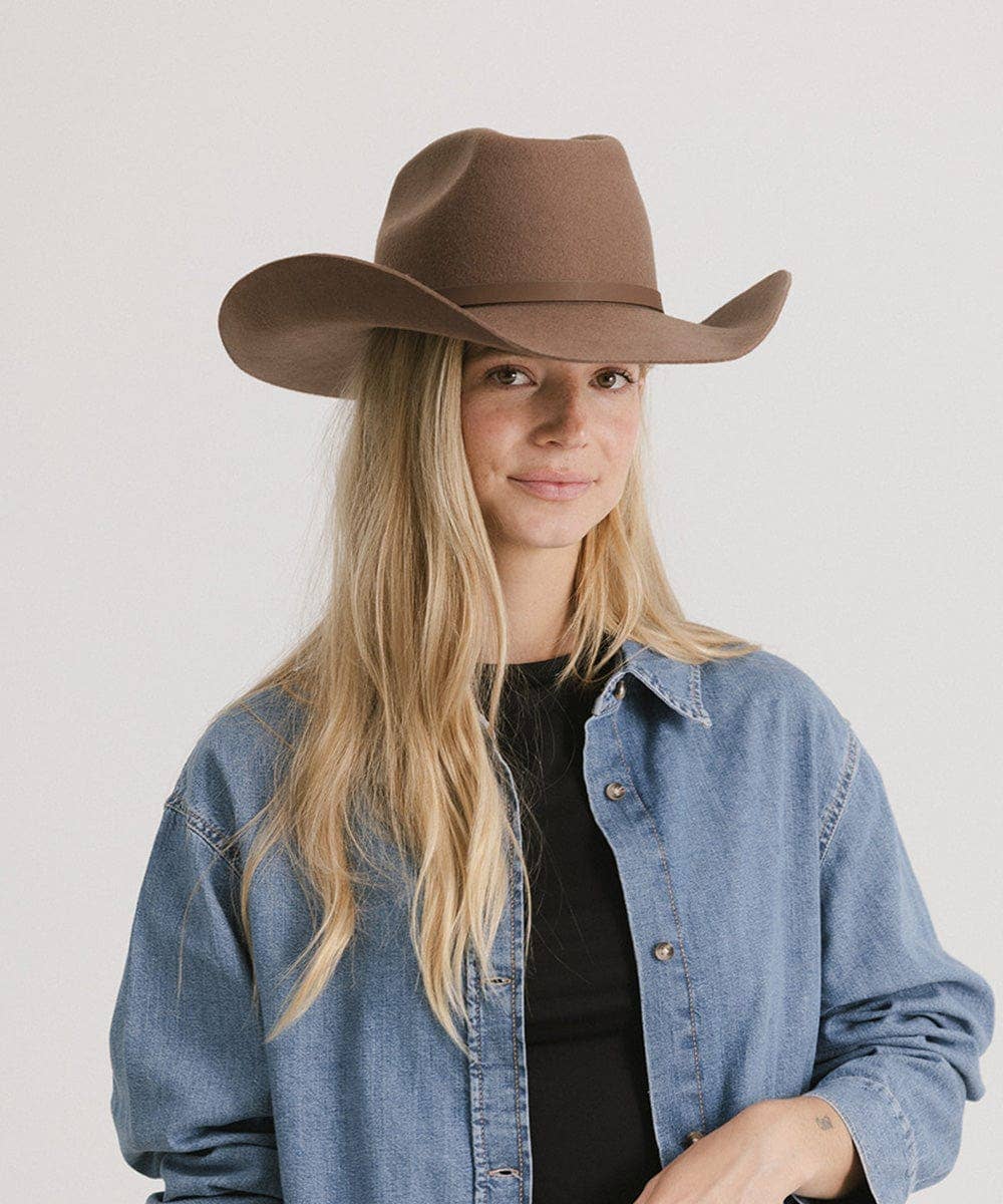 Gigi Pip - Vente Chapeau de cowboy – femme - Chapeau western Shane Brick Top13