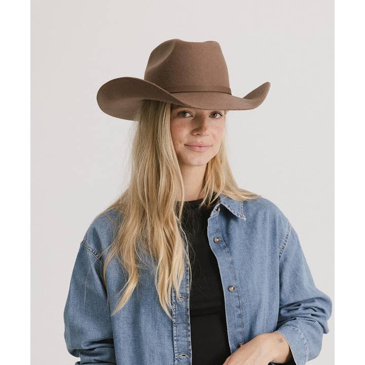 Gigi Pip - Vente Chapeau de cowboy – femme - Chapeau western Shane Brick Top13