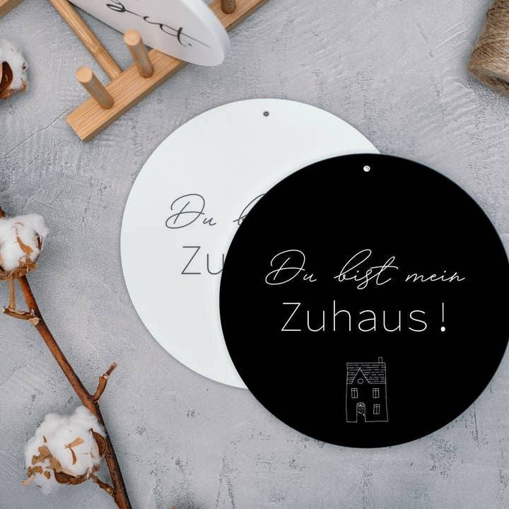 Dekoboard Midi "Du bist mein Zuhaus" für den Großhandel von dekoboards