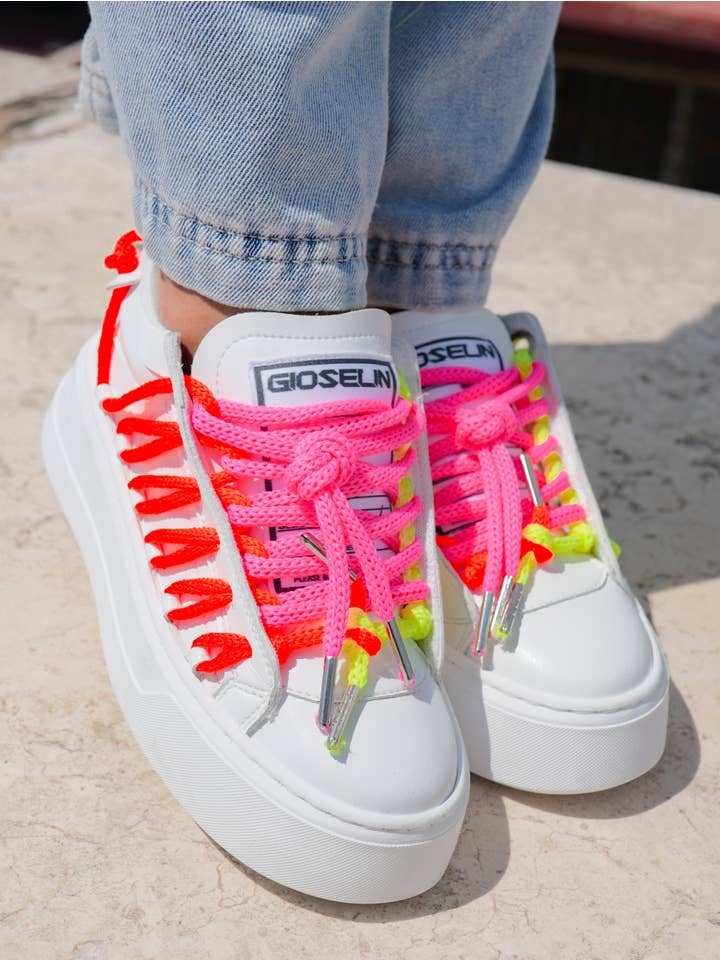 Gioselin - Wholesale Lifestyle trainers – Women′s - Spaziale Aw - Multicolor White1