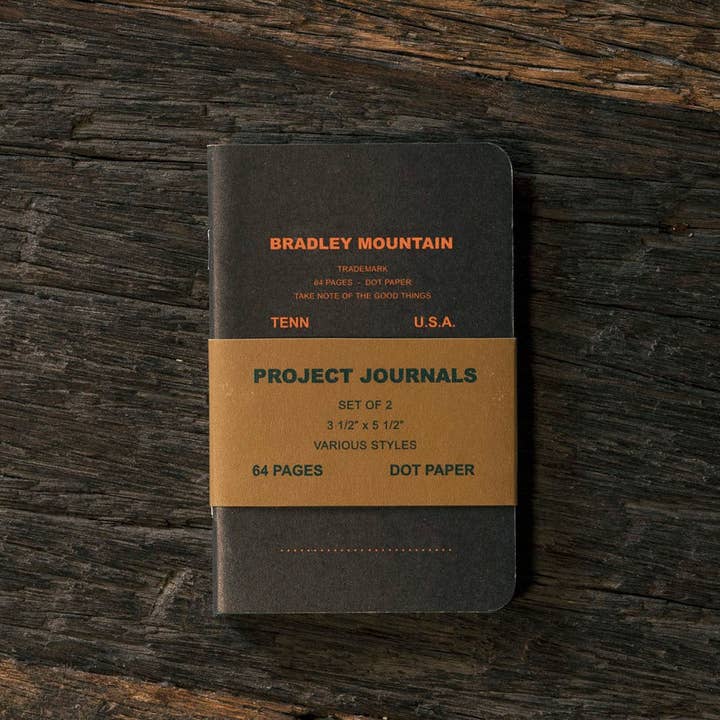 Project Journals - 3 1/2" x 5 1/2" - 2-Pack for wholesale by Bradley Mountain