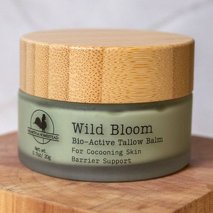 Wild Bloom: Anti-Aging Tallow Face Cream for wholesale by Hearth and Homestead
