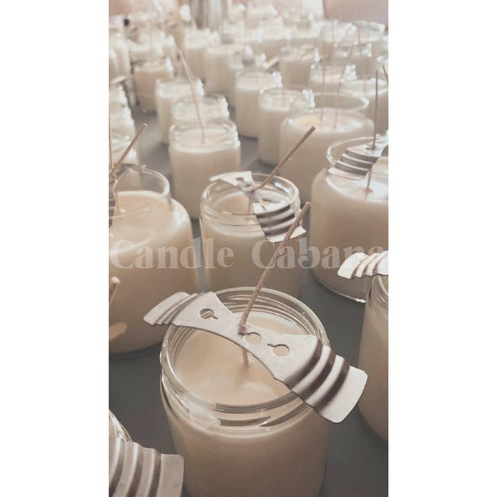 Candle Cabana - Vente Bougie en bocal - Bougie de soja non étiquetée de 9 oz - étiquette privée - pot en verre - en vrac7