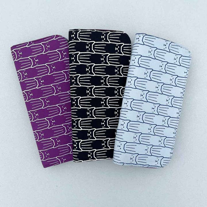 Malia Designs - Wholesale Wallet - Women's - Cat Print Long Wallet - Gift for Cat Lovers - Vegan Wallet