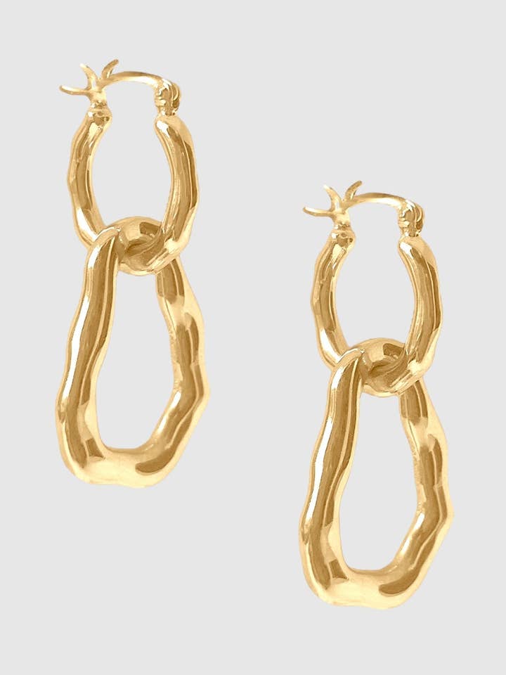 Boucle d'oreille pendante Arno Link pour la vente par Nashira Arnó Studio