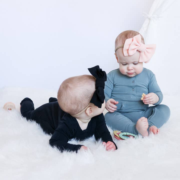 Jettson Cole LLC – Großhandel Strampler – Baby – Langärmliger Strampler - Meerblau3