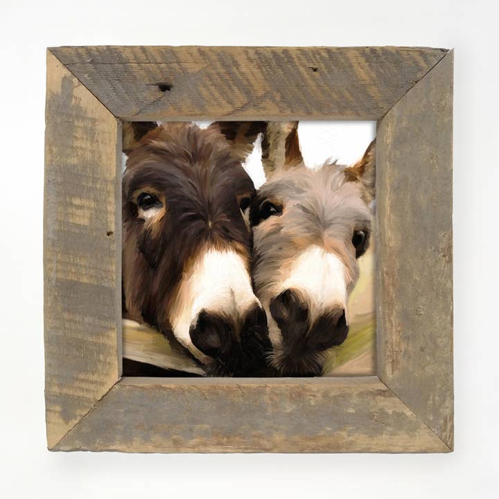 ginger blue - Wholesale Art Print - Two Donkeys