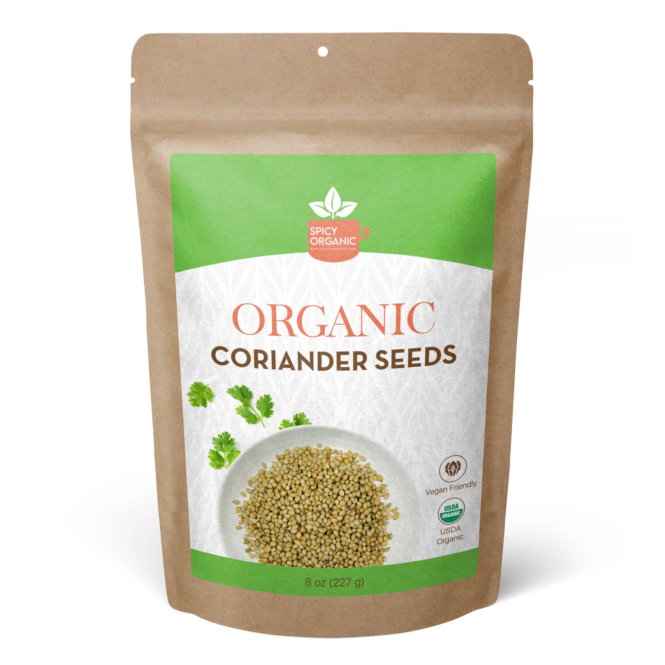 SPICY ORGANIC - Wholesale Plant Seeds - SPICY ORGANIC Coriander Seed - 100% Pure USDA Organic - Non-GMO - Best Use For Many Traditional Curries.3