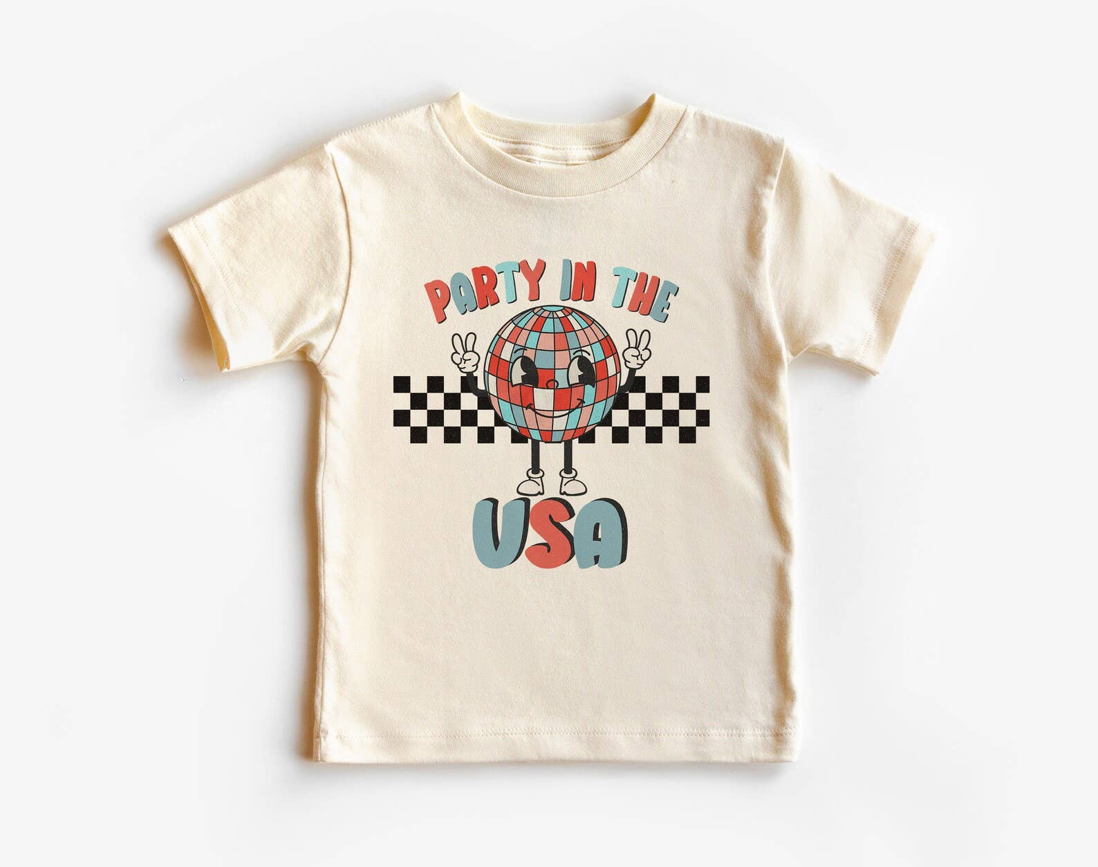 Rags Revived - Wholesale Screen-printed t-shirt – Kids - Party In The USA 4th of July Kids Toddler T-Shirt
