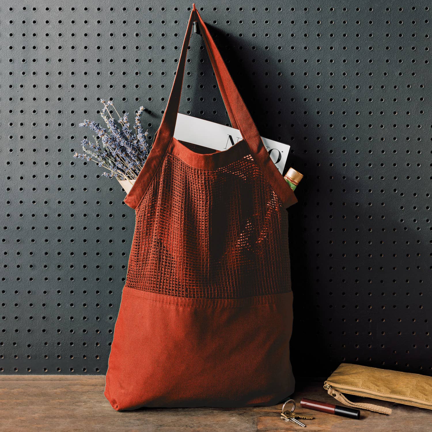 Danica Heirloom - Wholesale Tote Bag - Women's - Clay Mercado Tote Bag2