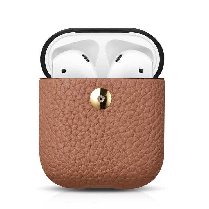 CairPods - Wholesale Earphone/Headphone Case - Unisex - Genuine Leather Pebble Series AirPods 2 Case6