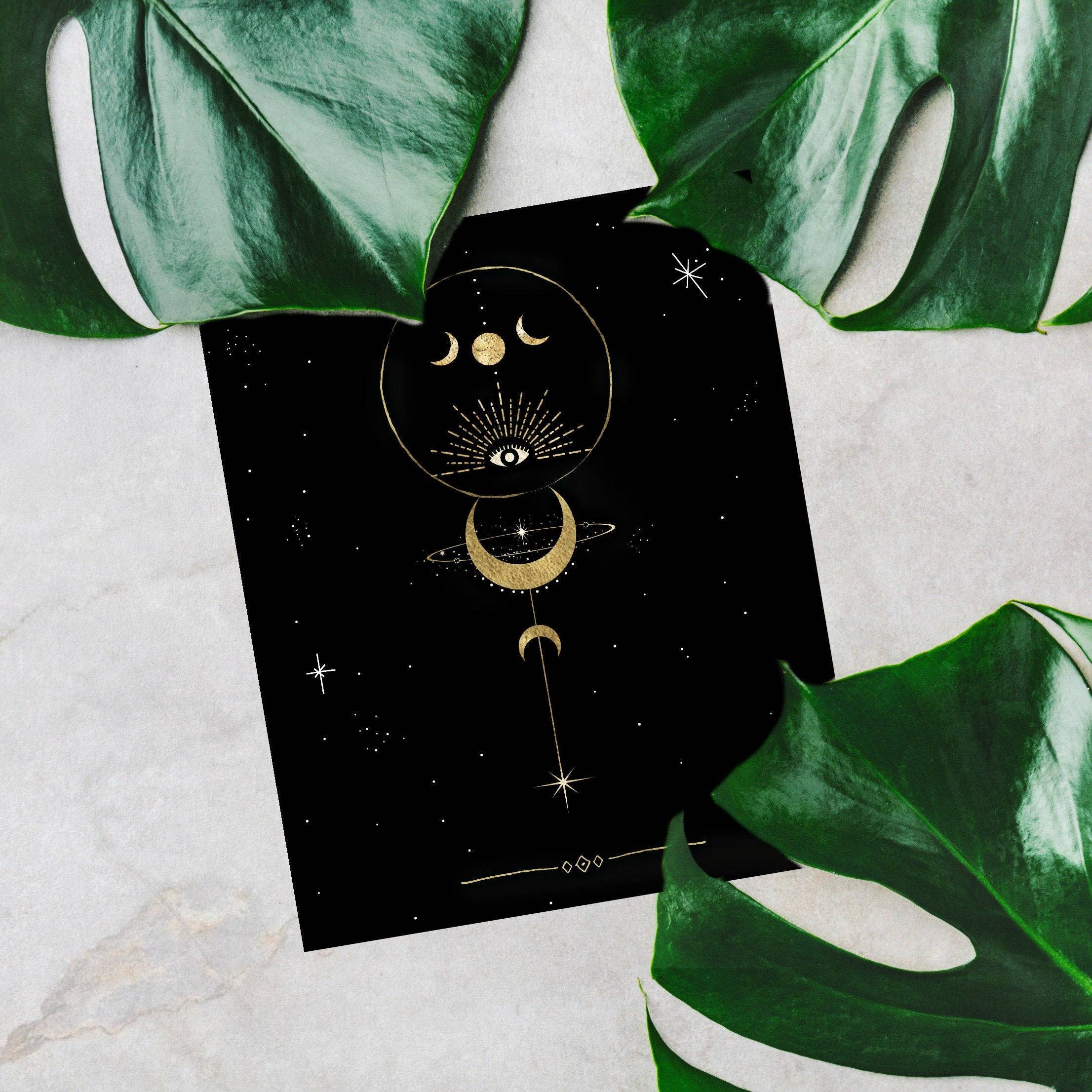 Terra Soleil – wholesale Art print – Lunar Eclipse Art Print2