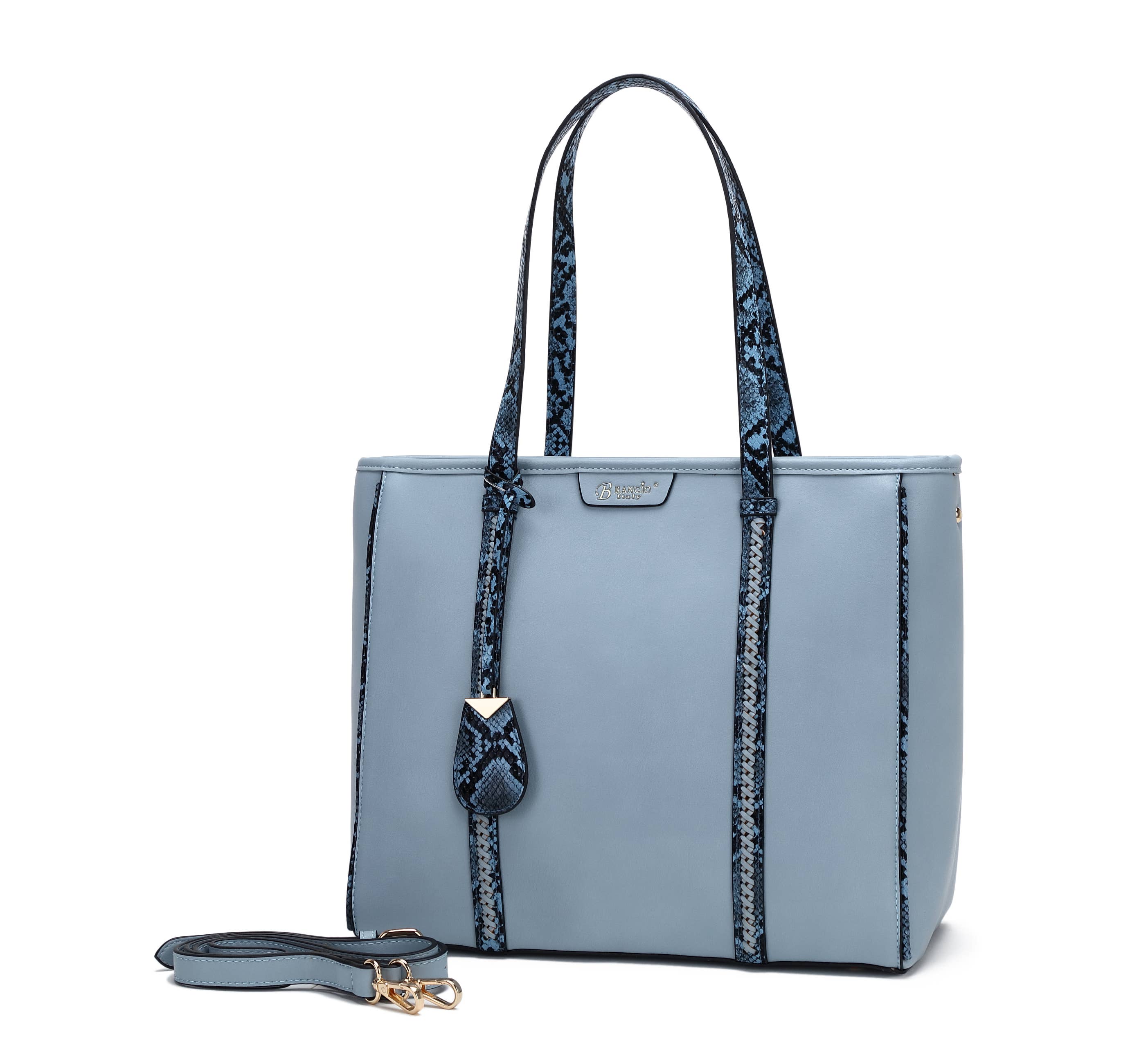 Brangio (Italy) Company Inc. - Wholesale Tote Bag - Women's - Brangio Sleek Serpentine Tote Bag2