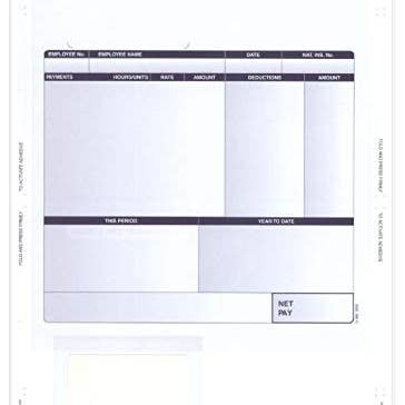 OfficeGear Sage Gehaltsabrechnungen SGE060: 500 Blatt - Keine Vorlage erforderlich für den Großhandel von OfficeGear