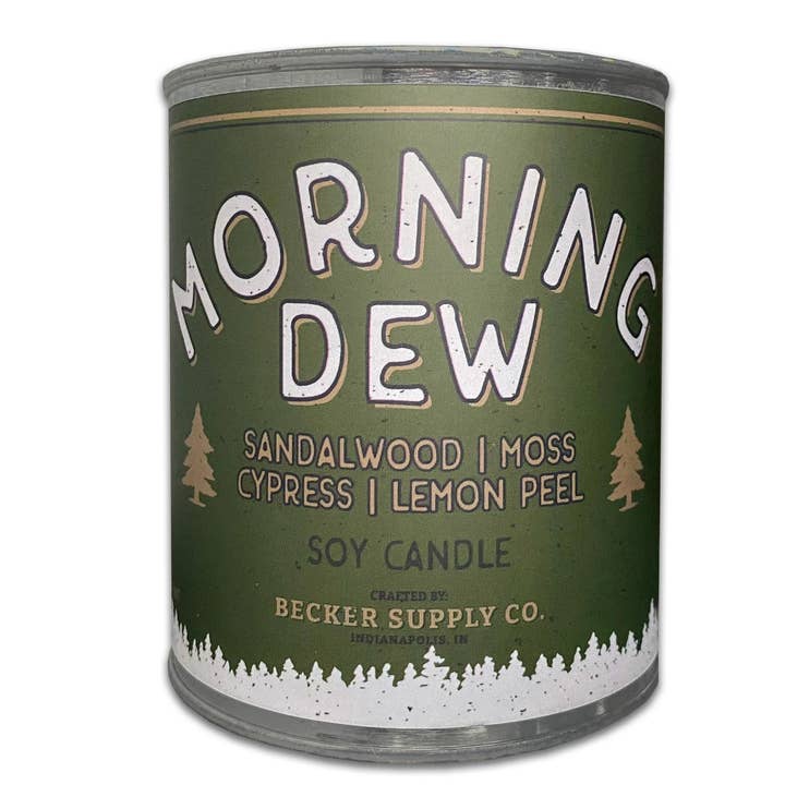 Morning Dew Candle - 1/2 Pint for wholesale by Becker Supply Co