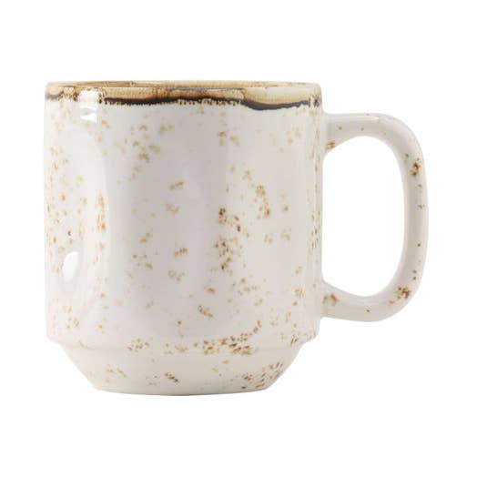 Geode Agave Organic Natural Ceramic Stackable Yukon Mug, 12oz for wholesale on Faire0