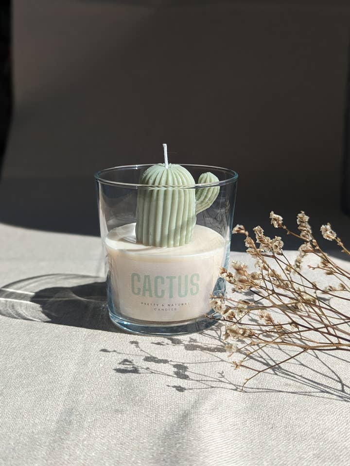 Vela Le Cactus por atacado de Pretty & Natural Candles
