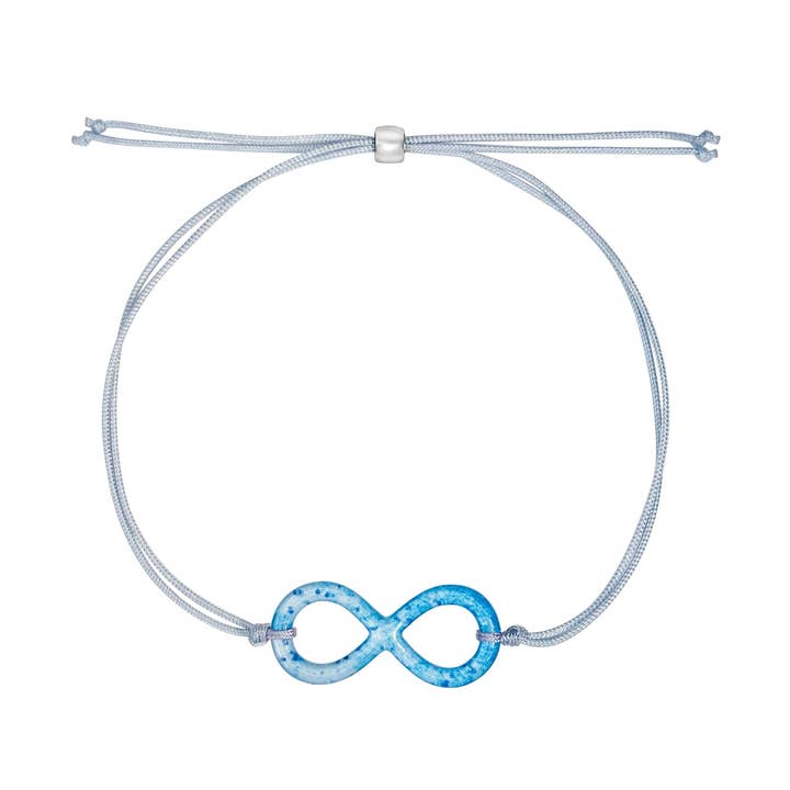 Bracelet Infini pour la Sensibilisation à la Sclérose en Plaques pour la vente par Revive Jewelry