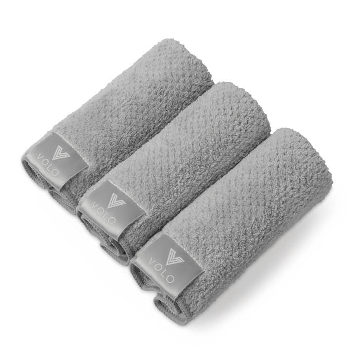 VOLO Face Towel-Luna Gray for wholesale by VOLO Beauty