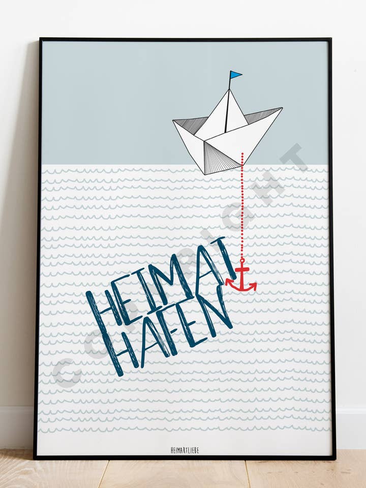 PRINT - HOME PORT por atacado de HEIMARTLIEBE®