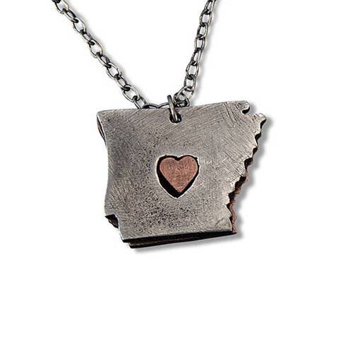 Anju Jewelry - Vente Colliers à pendentif - Home State Jewelry - Collier en étain12