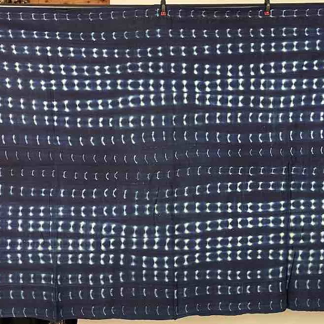 « Emballage » Vintage Mossi Indigo | 60 x 40 po pour la vente par The Niger Bend