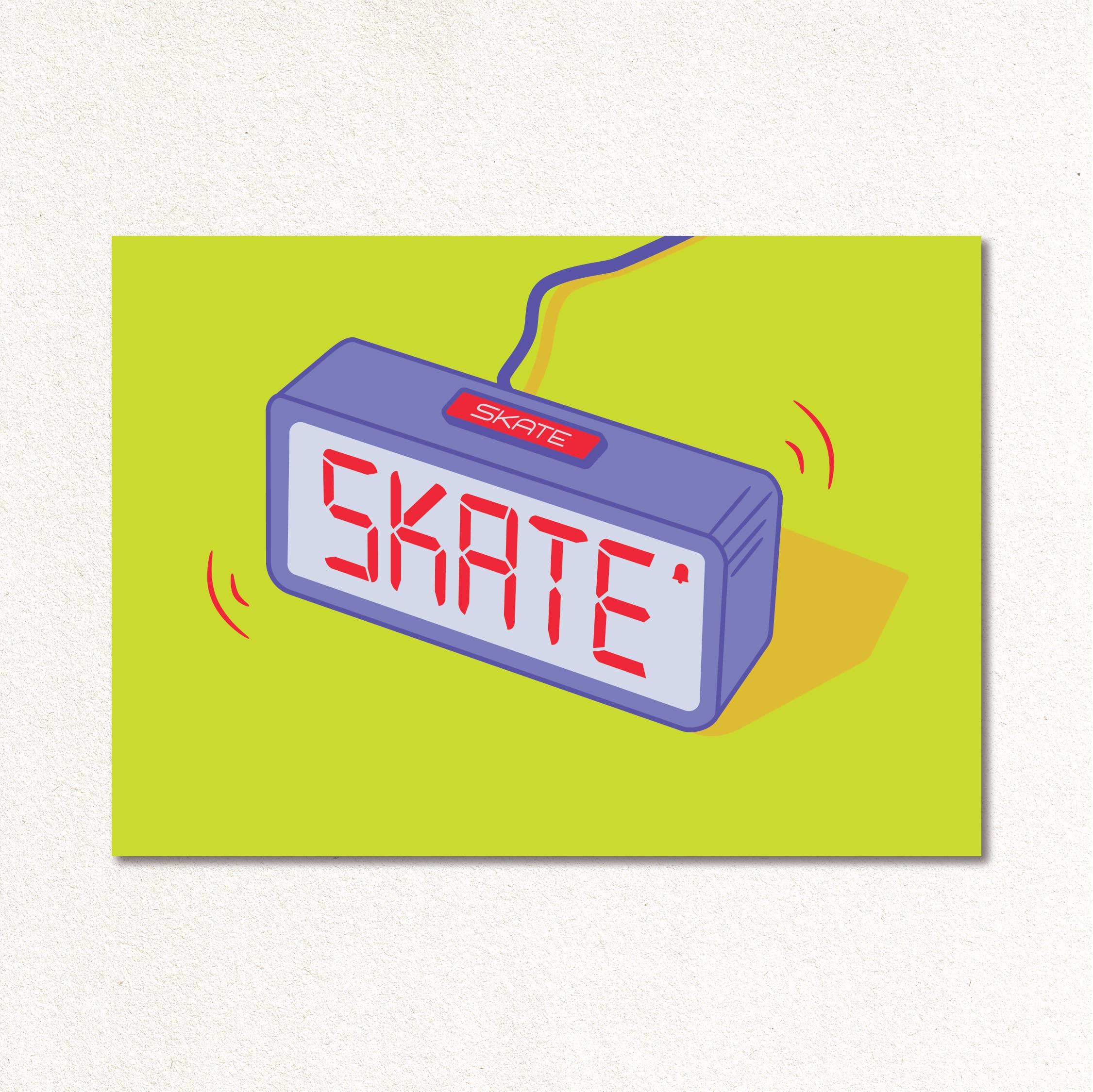 Create & Skate Factory - Wholesale Art Print - Skate O'Clock Art Print1