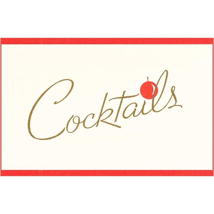 Postcard IO-15 Cocktails for wholesale by Found Image Press